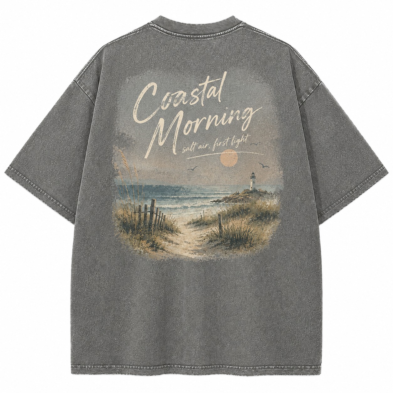 Coastal Morning Graphic Washed Tee