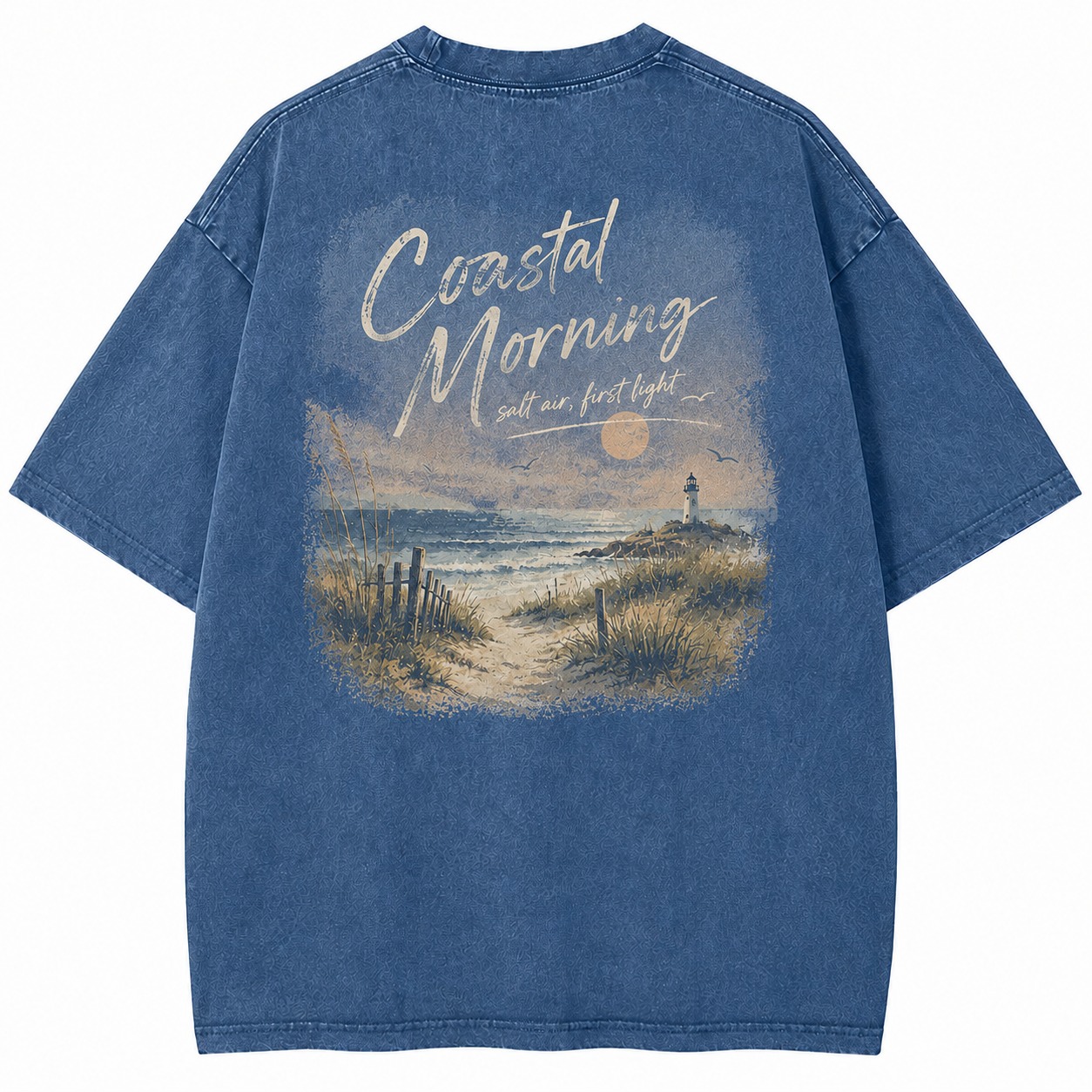Coastal Morning Graphic Washed Tee