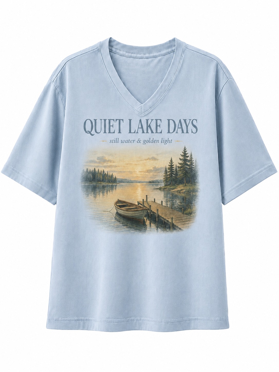 Dockside Memories Lake V-Neck Tee