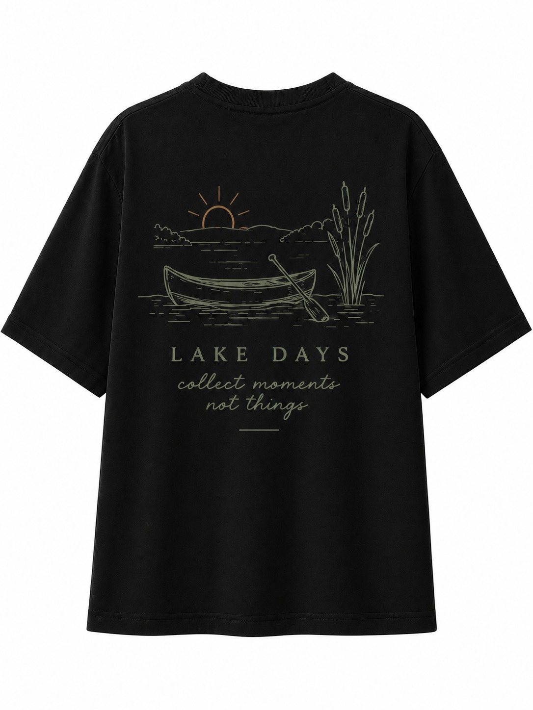 Lake Days Canoe Graphic Tee