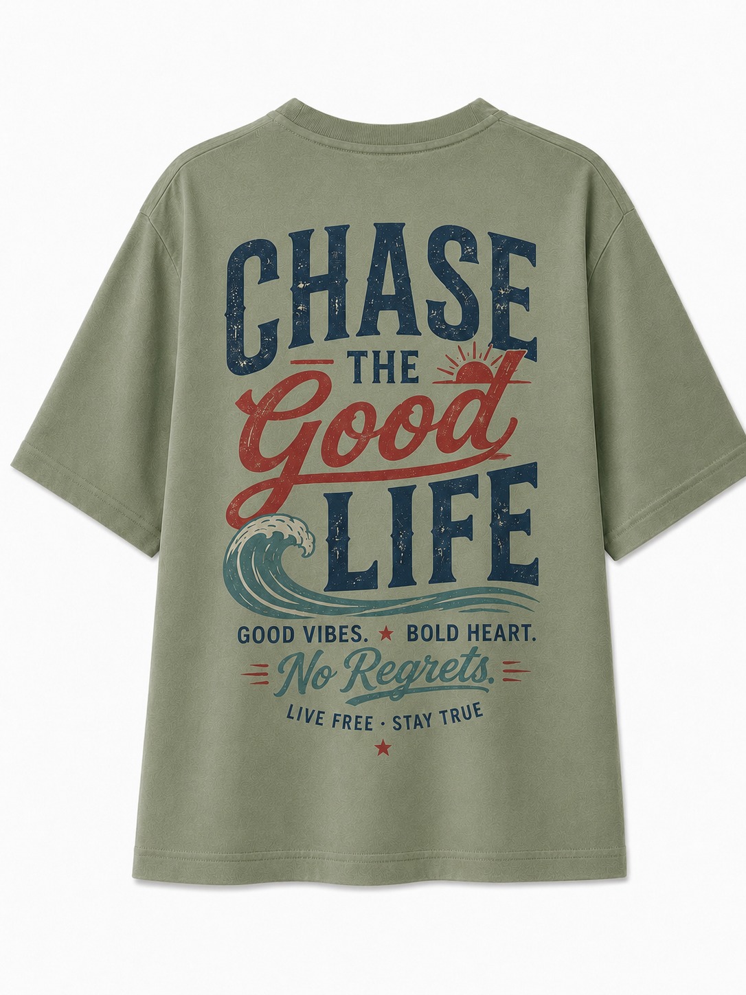 Chase the Good Life V-Neck Tee