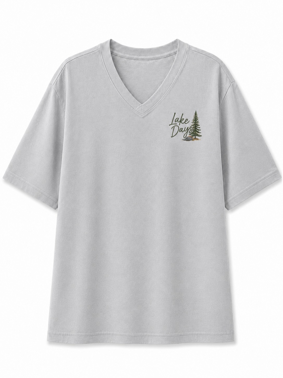 Lake Days V-Neck Graphic Tee
