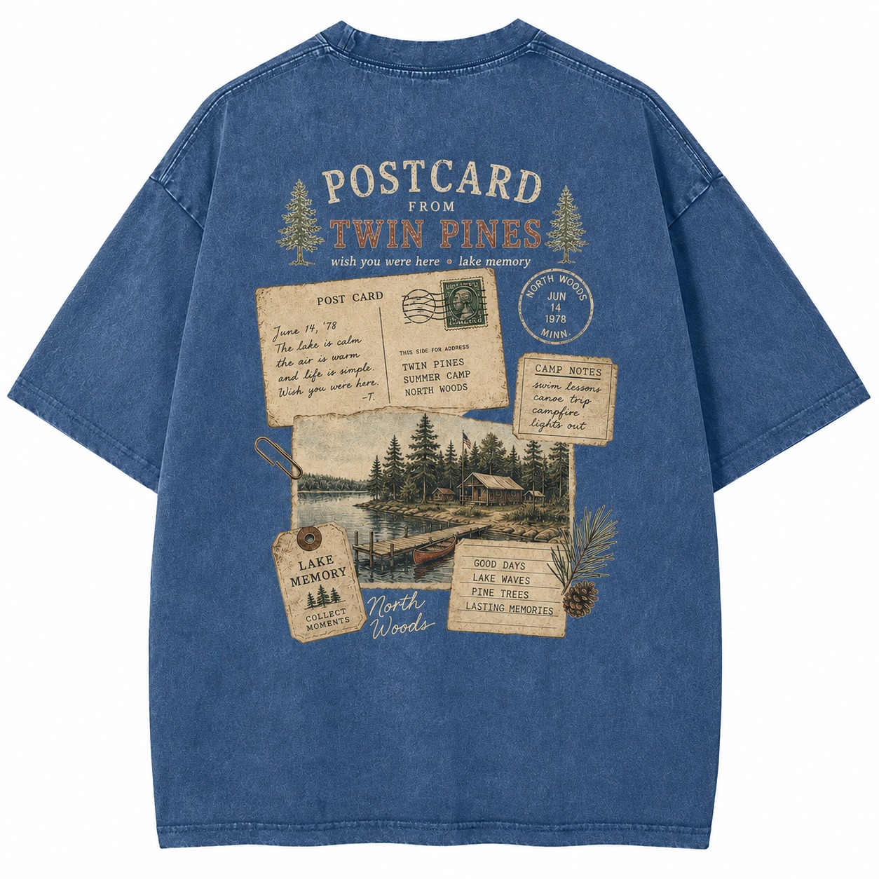 Postcard From Twin Pines Tee