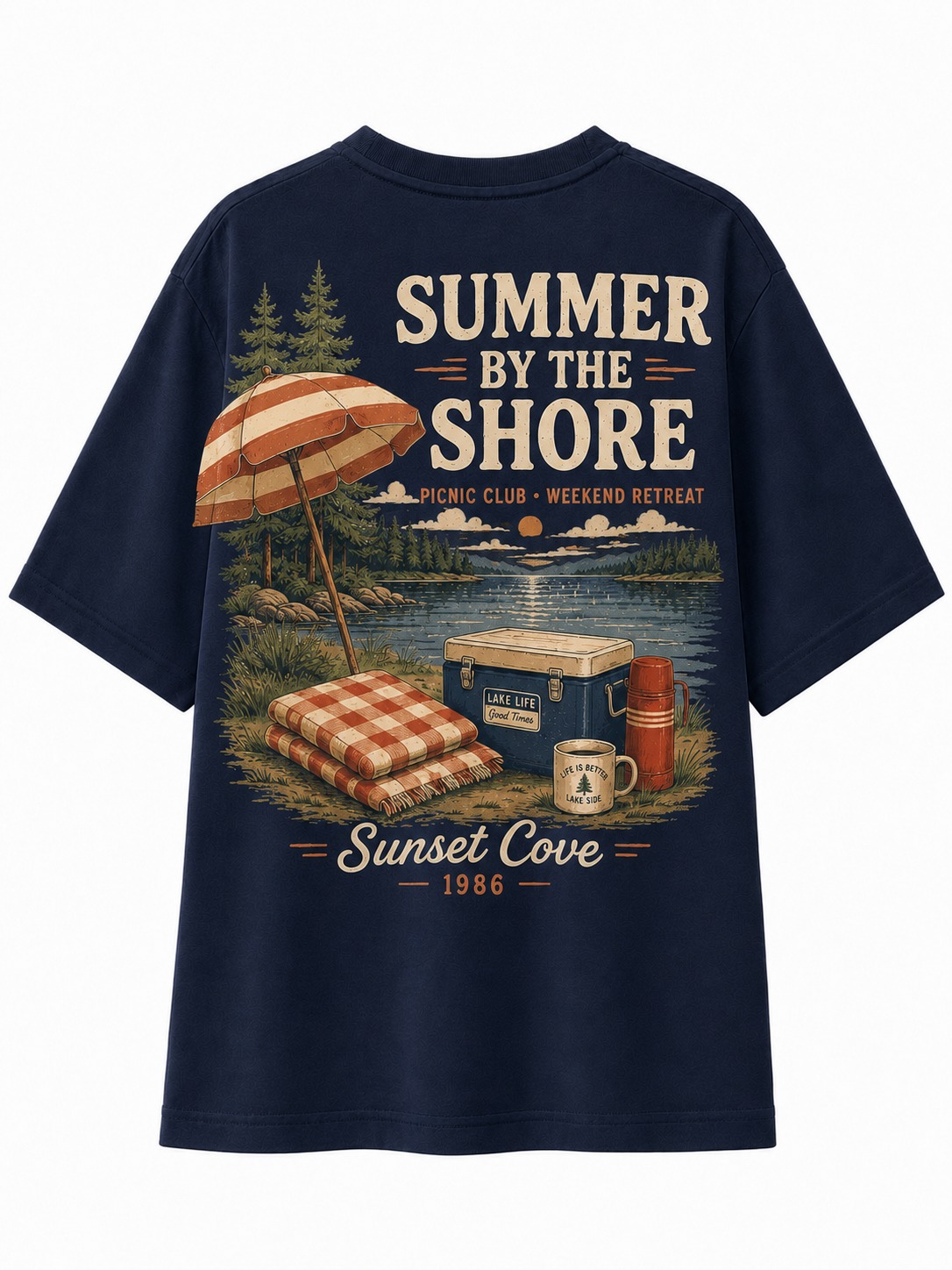 Summer By The Shore V-Neck Tee