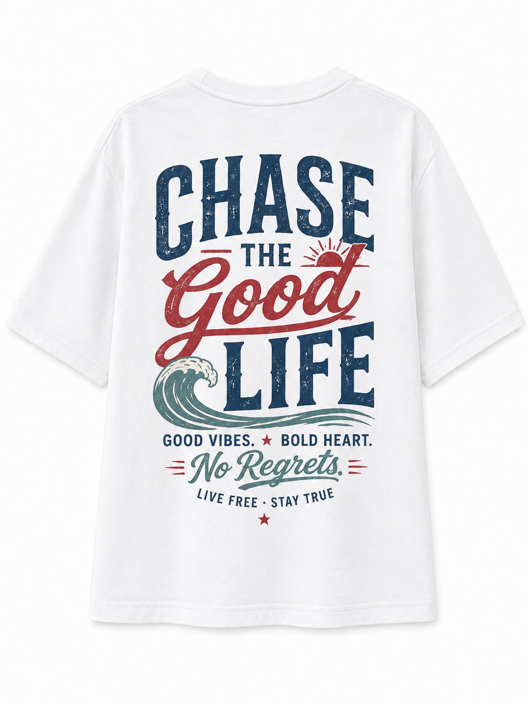 Chase the Good Life V-Neck Tee