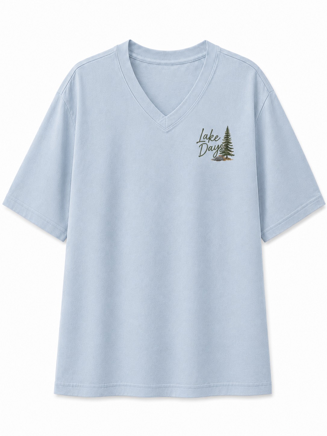 Lake Days V-Neck Graphic Tee