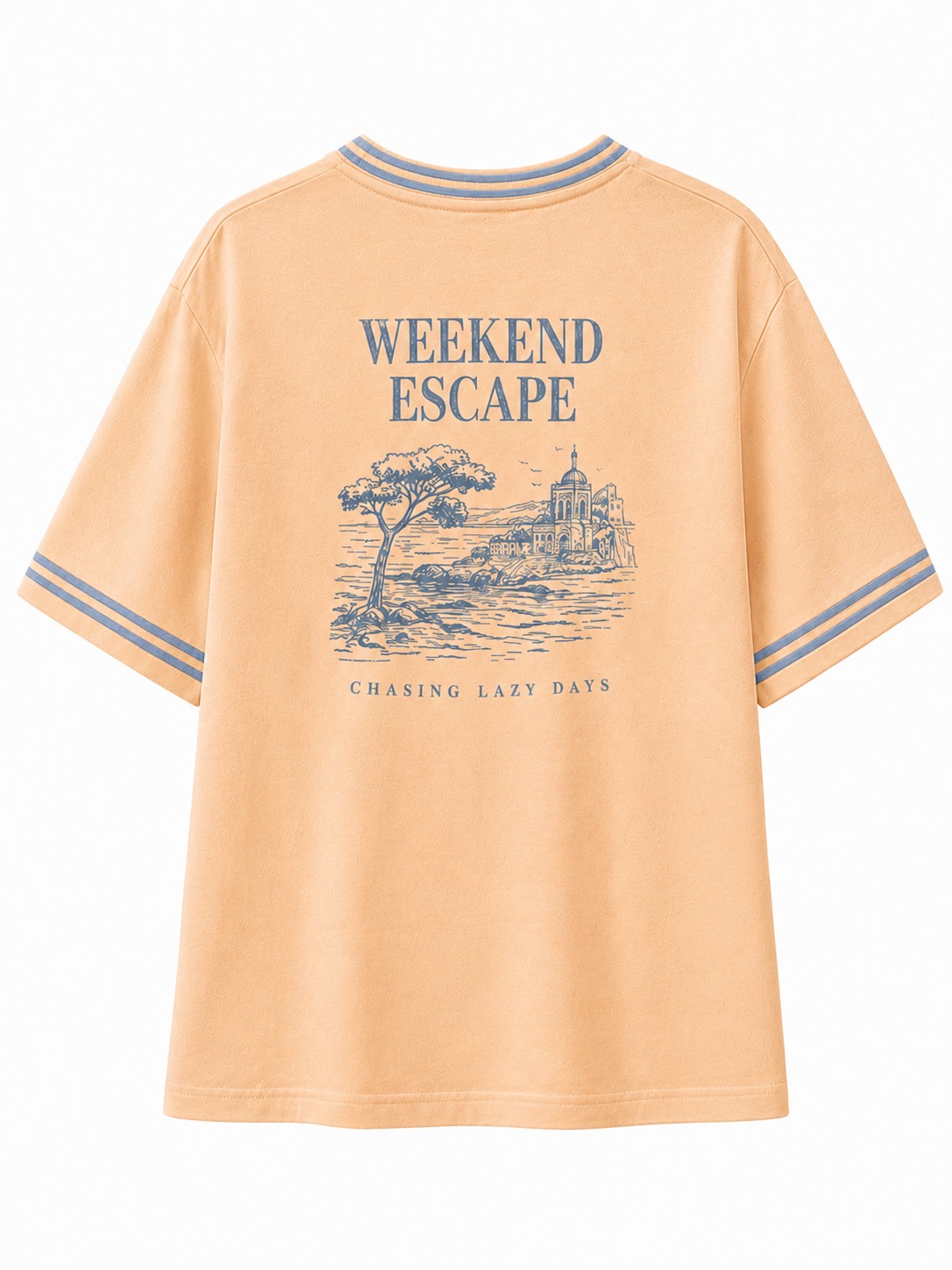 Quiet Escape Graphic V-Neck Tee