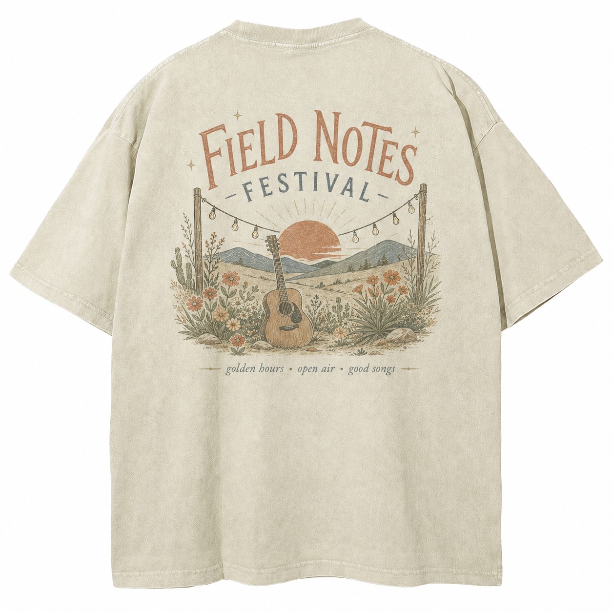 Field Notes Festival Graphic Washed Tee