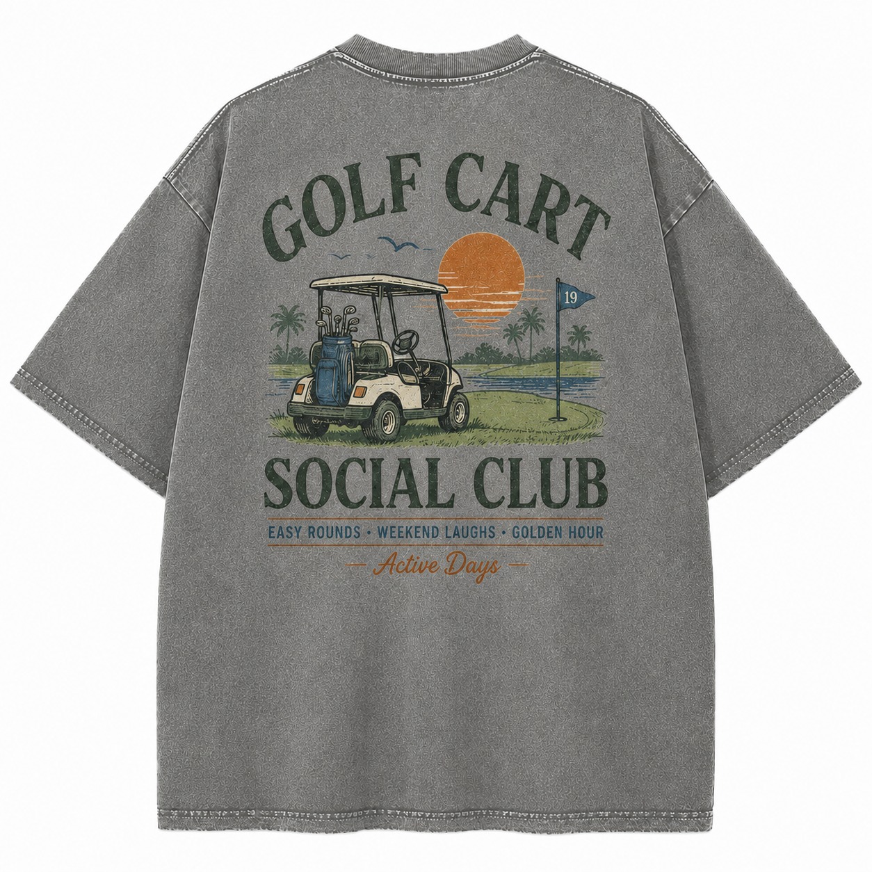 Golf Cart Social Club Tee