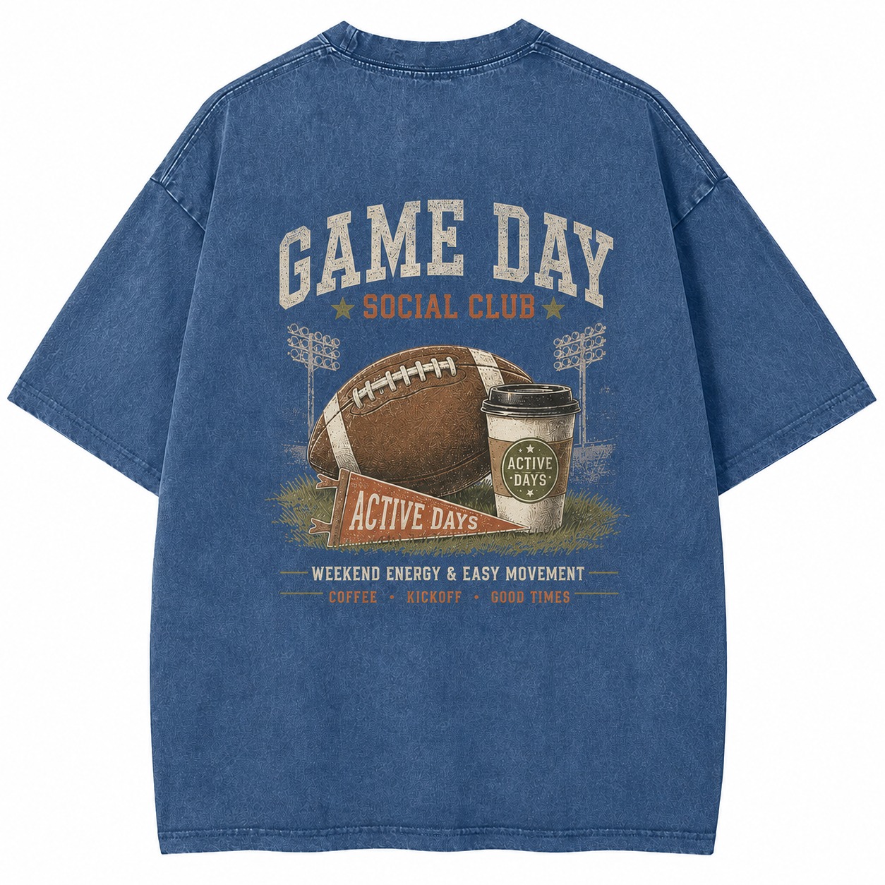 Game Day Social Club Active Days Tee
