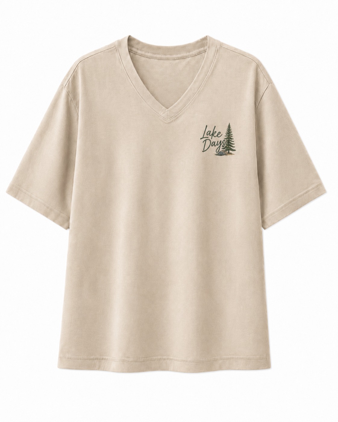 Lake Days V-Neck Graphic Tee