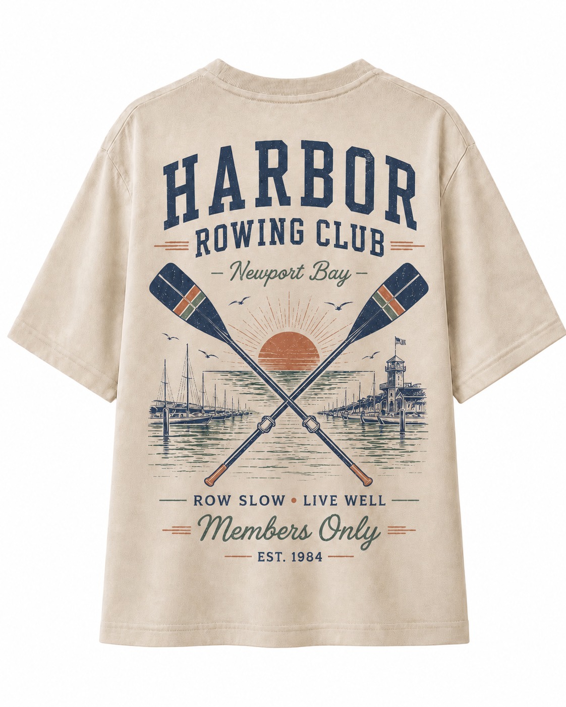 Harbor Rowing Club V-Neck Tee