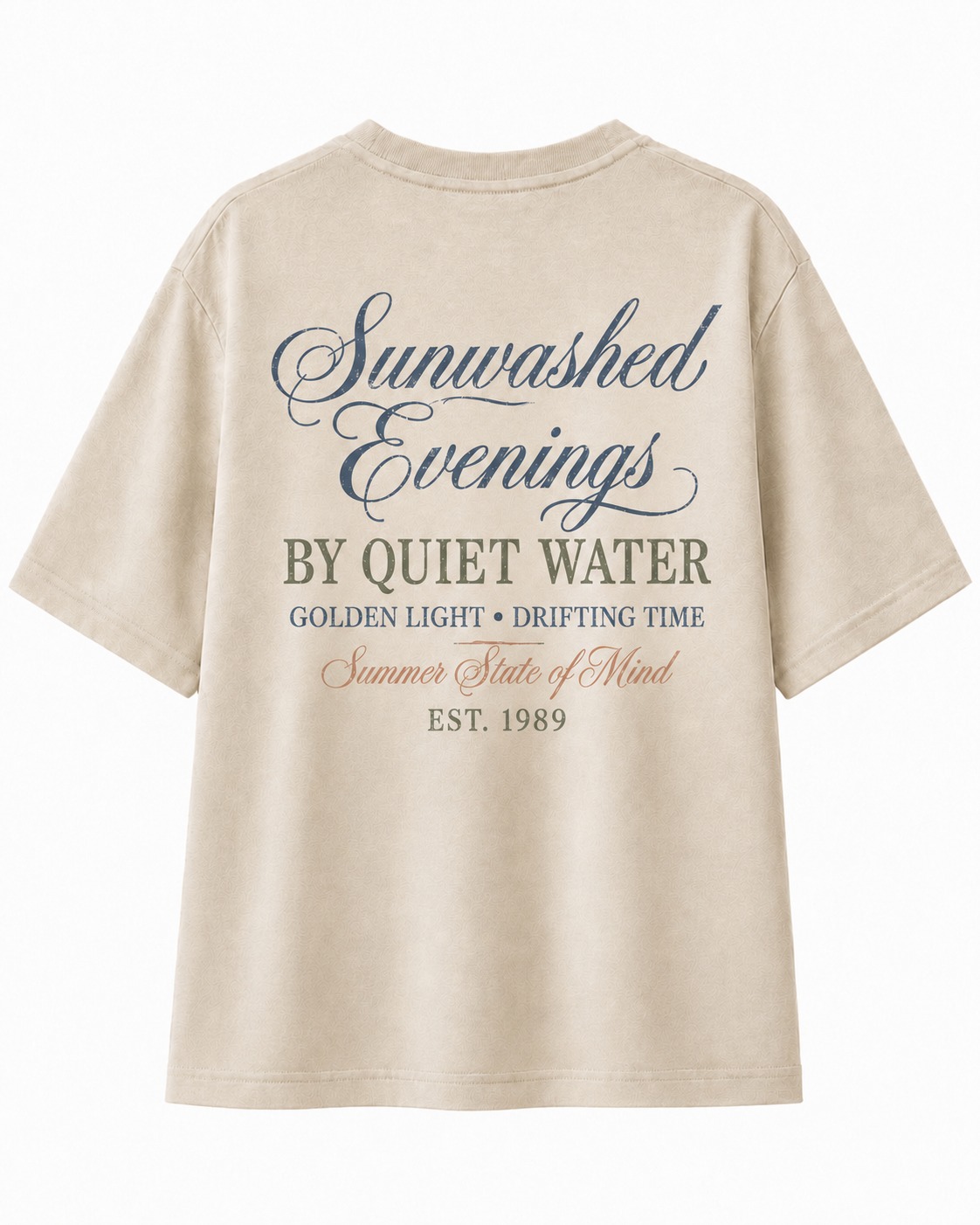 Quiet Water Evenings V-Neck Tee