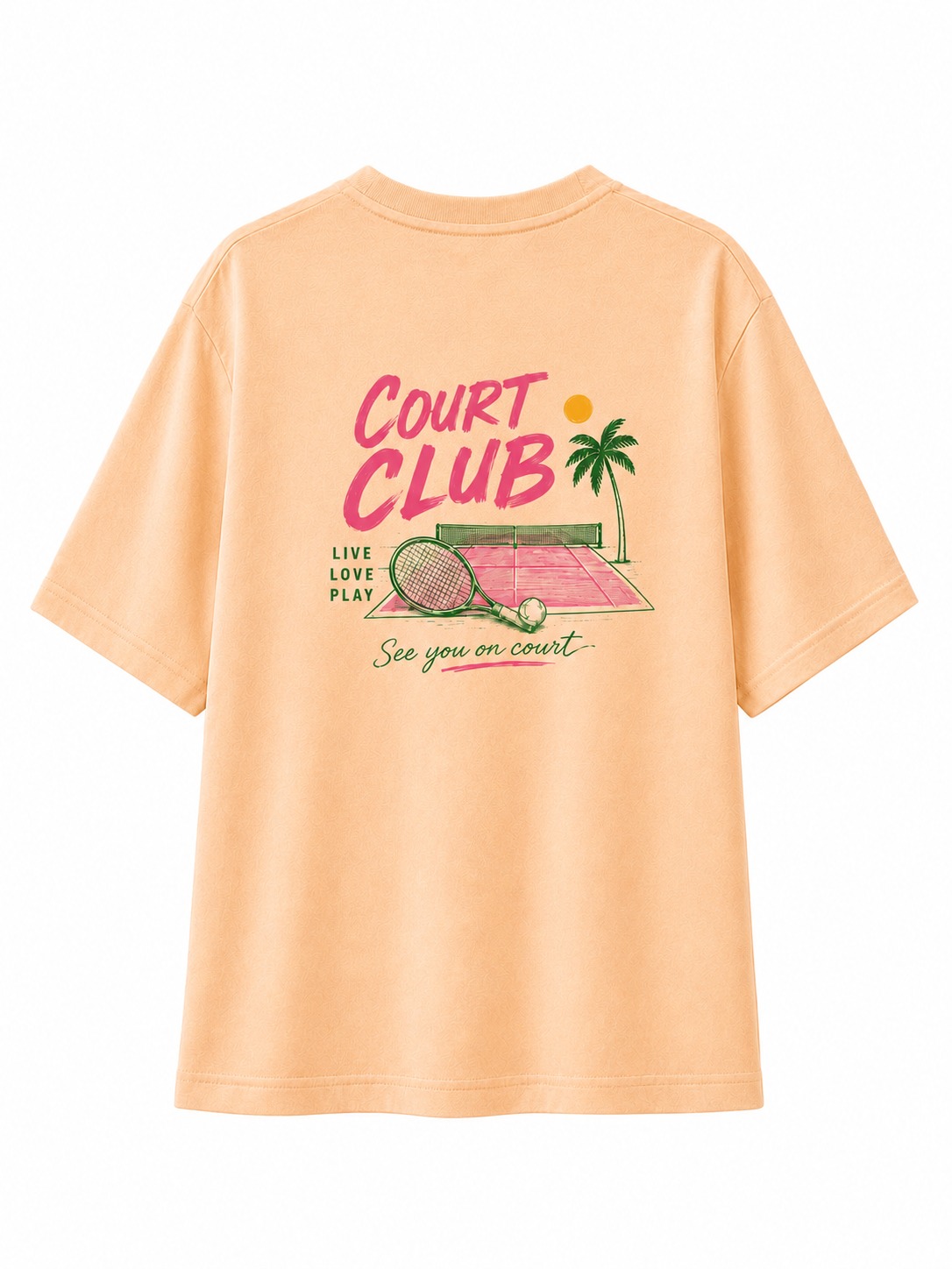 Court Club Sporty V-Neck Tee