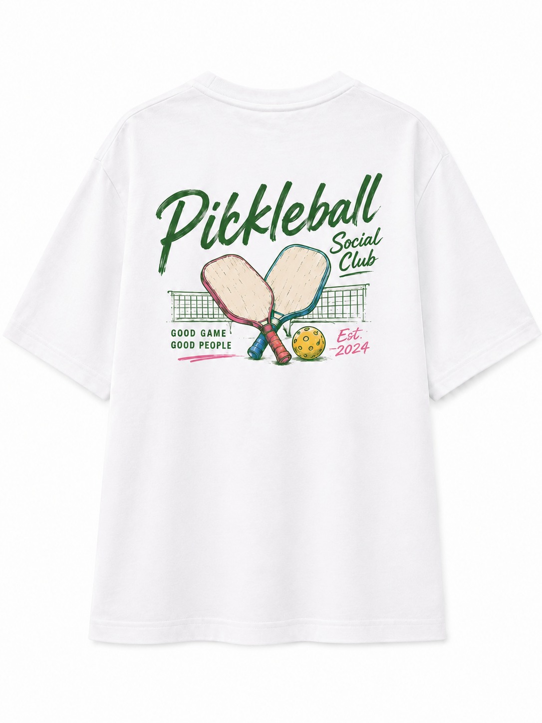 Pickleball Social Club V-Neck Tee