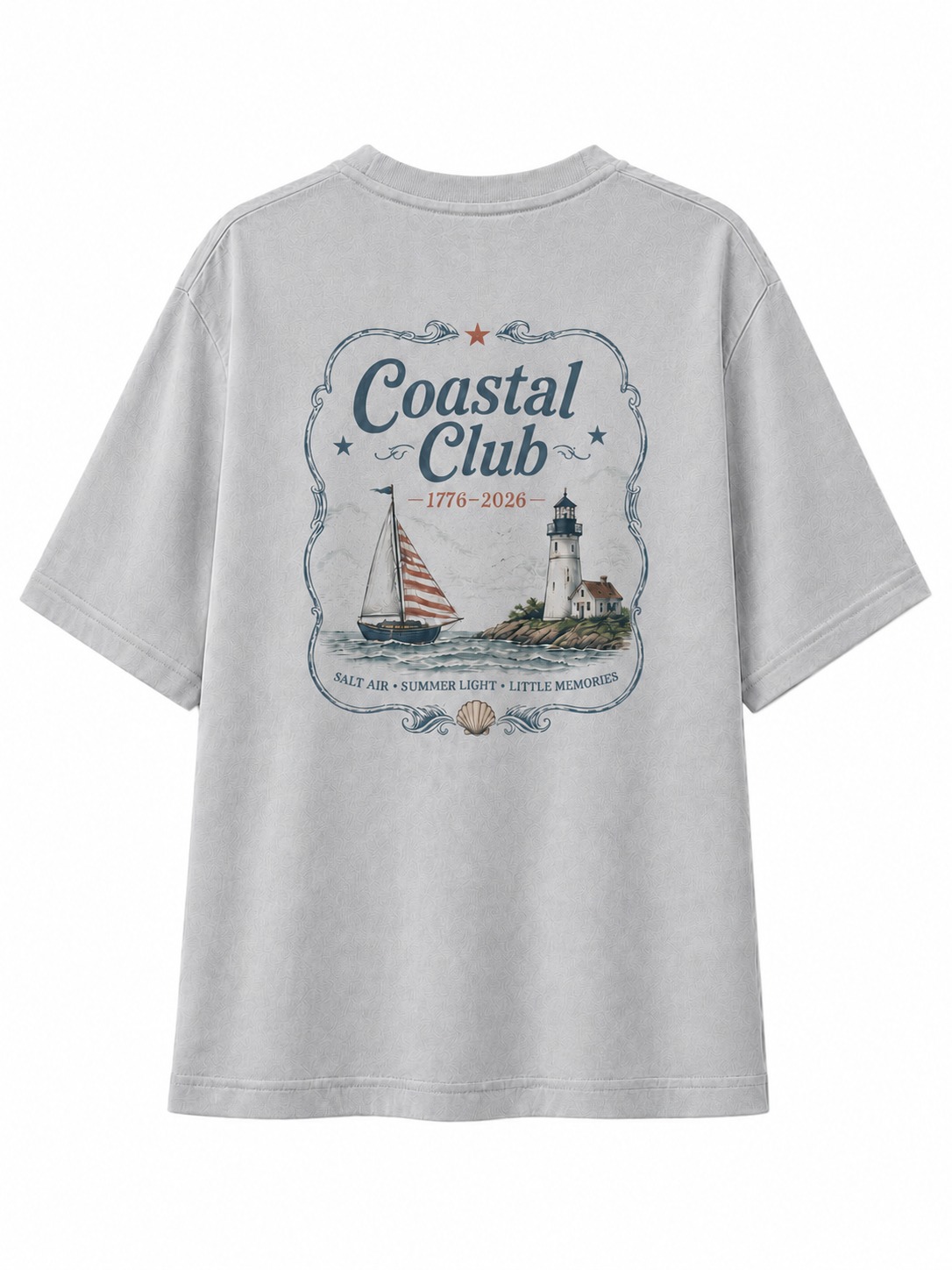 Coastal Club Lighthouse V-Neck Tee