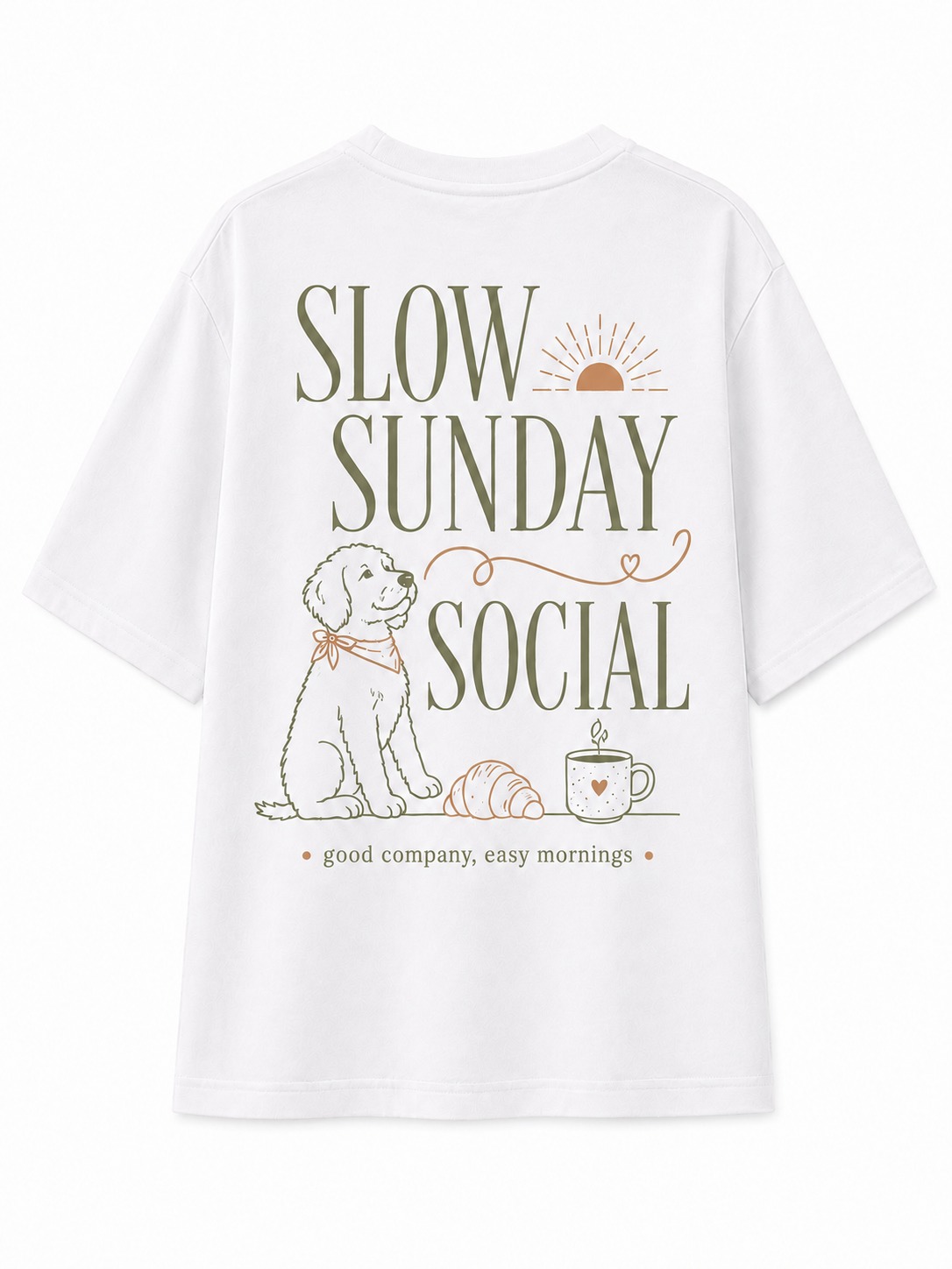[Copy]Weekend Escape Coffee & Dog Graphic Tee