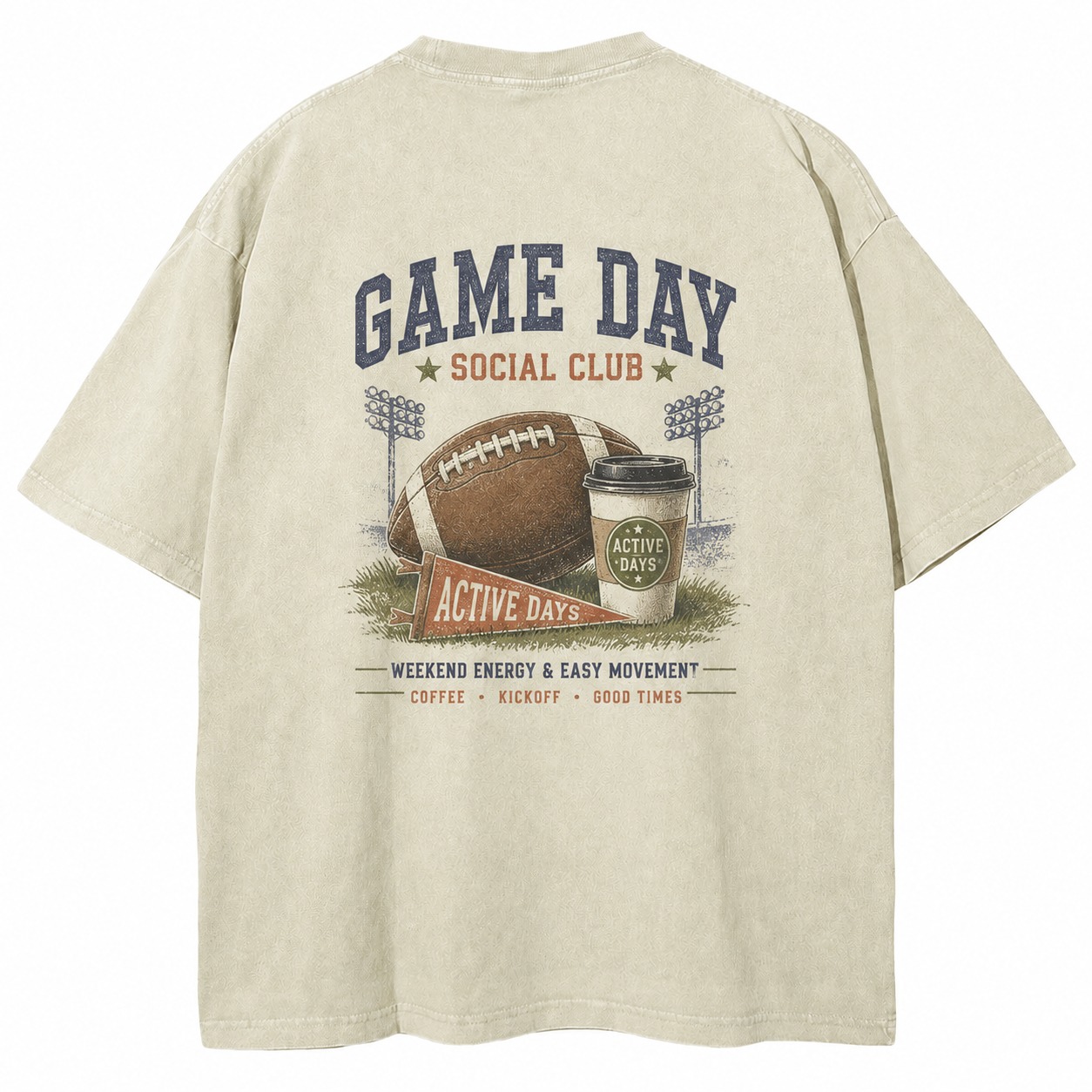 Game Day Social Club Active Days Tee