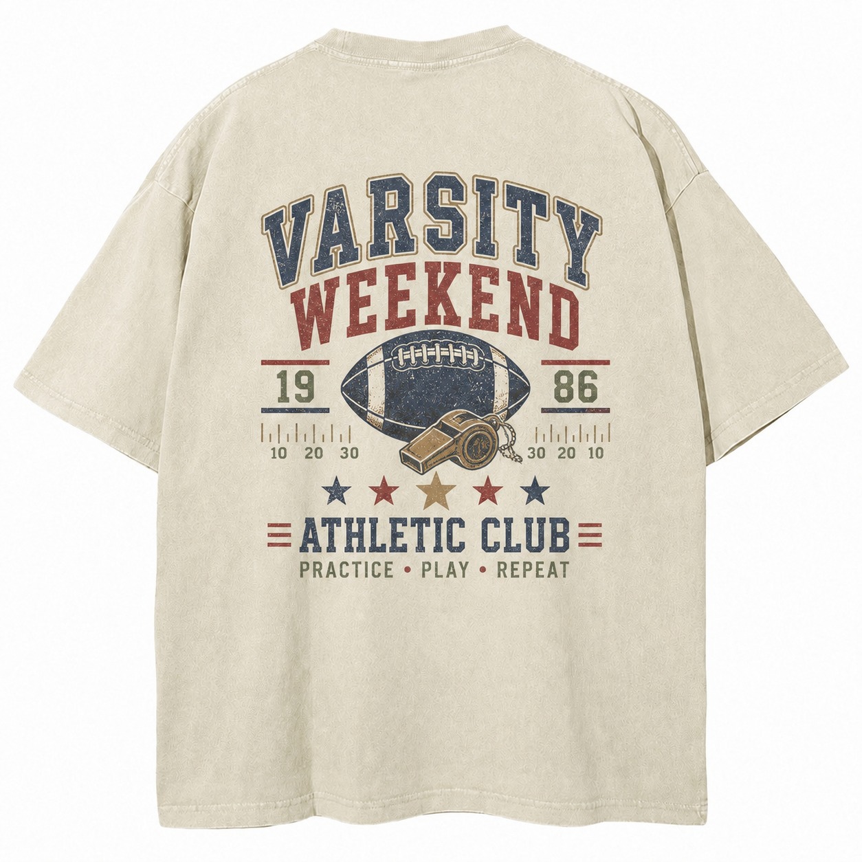 Varsity Weekend Athletic Club Football Tee