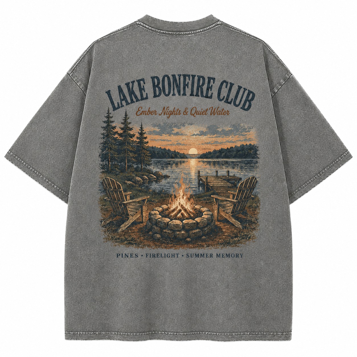 Lake Bonfire Club Tee