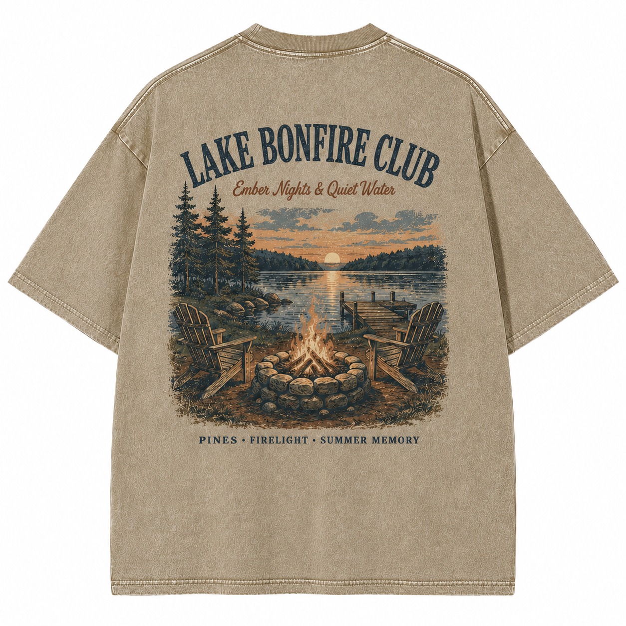 Lake Bonfire Club Tee