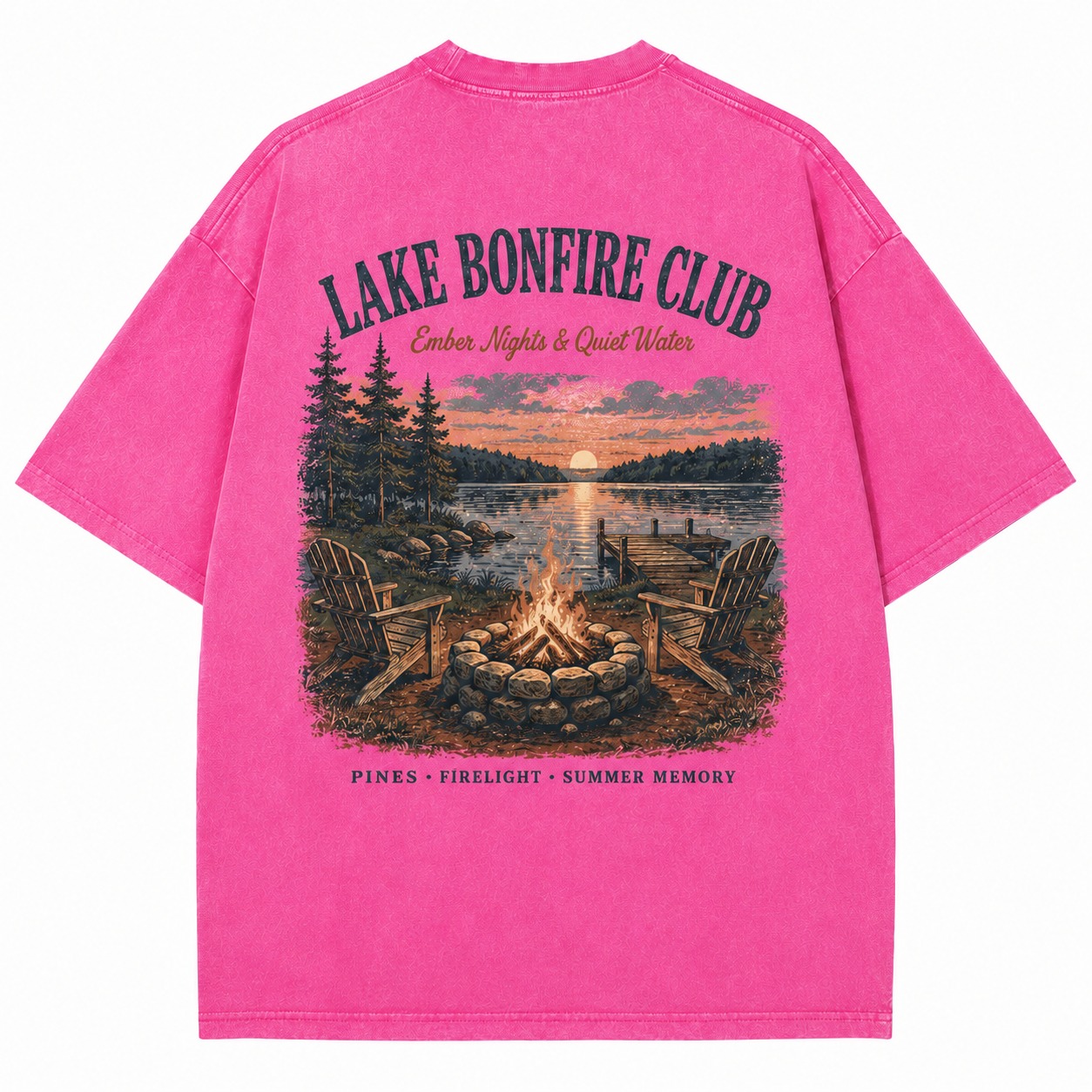 Lake Bonfire Club Tee