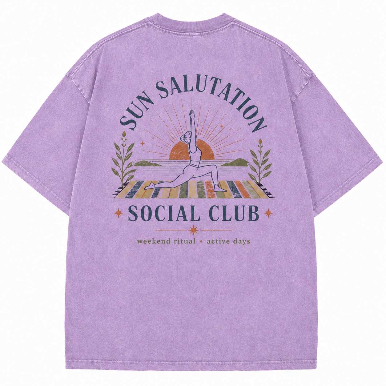 Sun Salutation Social Club Weekend Ritual Tee