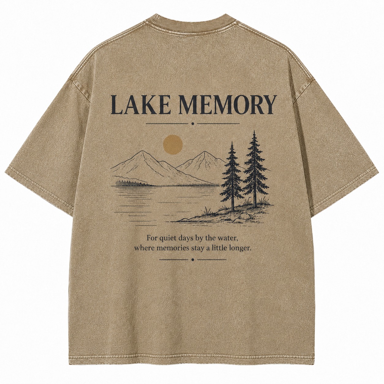 Lake Memory Quiet Water Weekend Tee