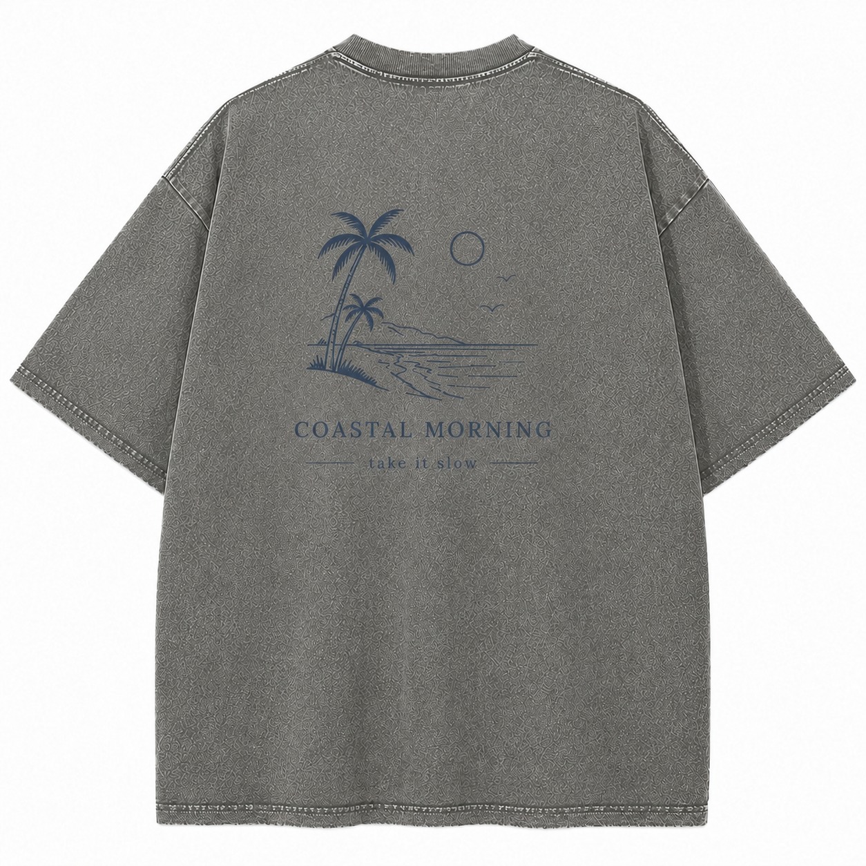 Coastal Morning Take It Slow Washed Tee
