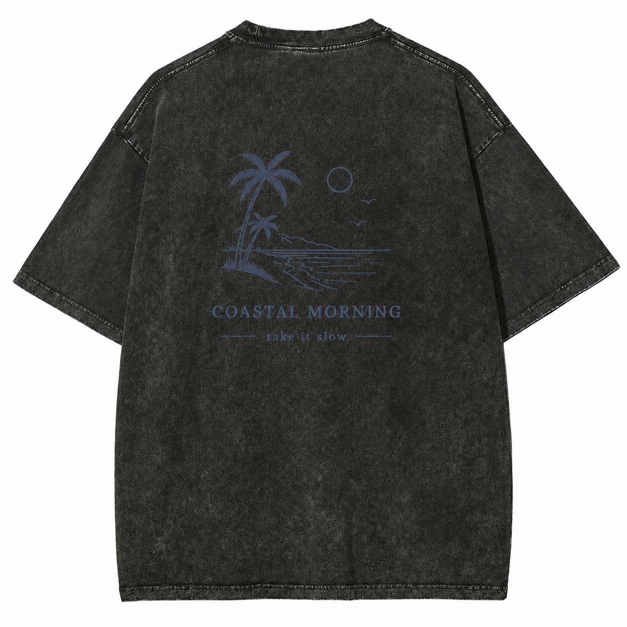 Coastal Morning Take It Slow Washed Tee