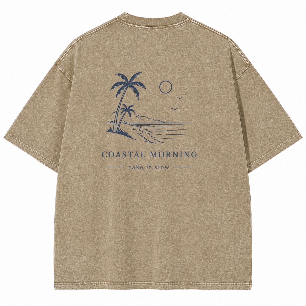 Coastal Morning Take It Slow Washed Tee