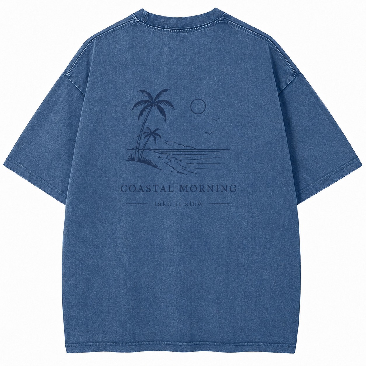 Coastal Morning Take It Slow Washed Tee