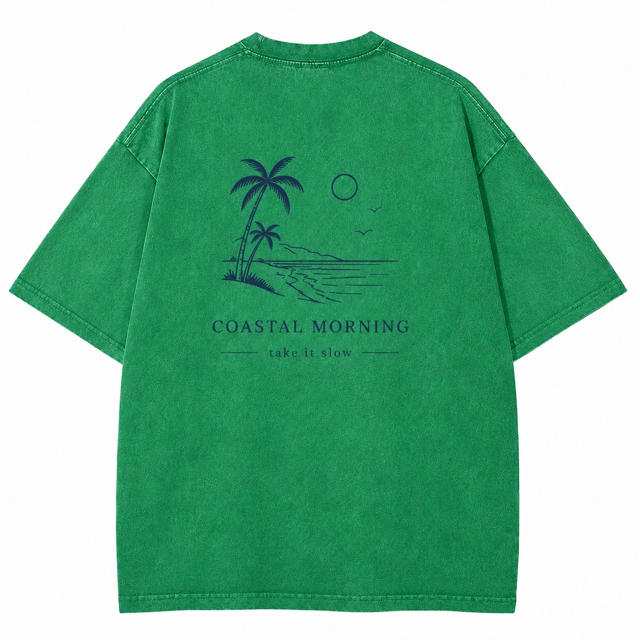 Coastal Morning Take It Slow Washed Tee