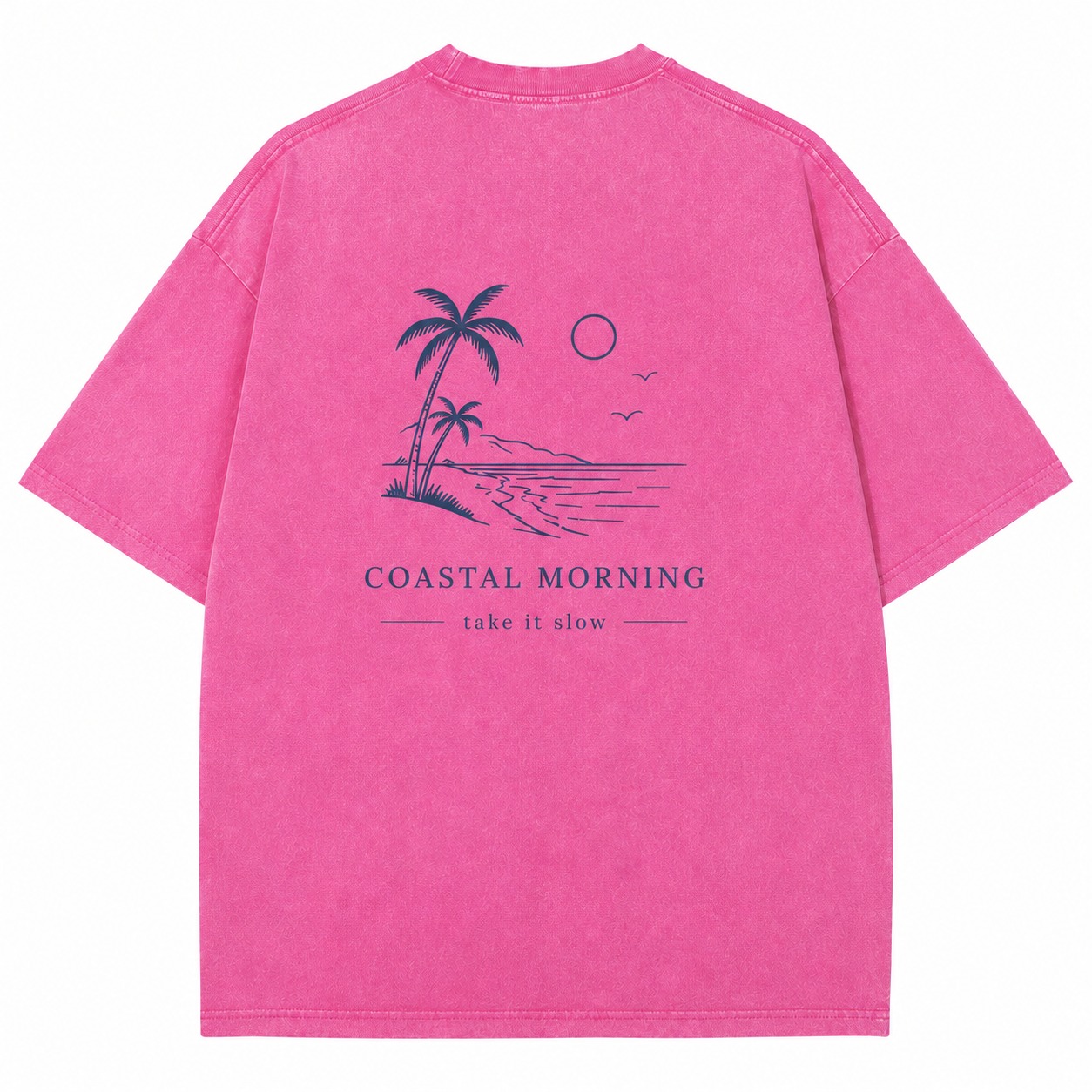 Coastal Morning Take It Slow Washed Tee