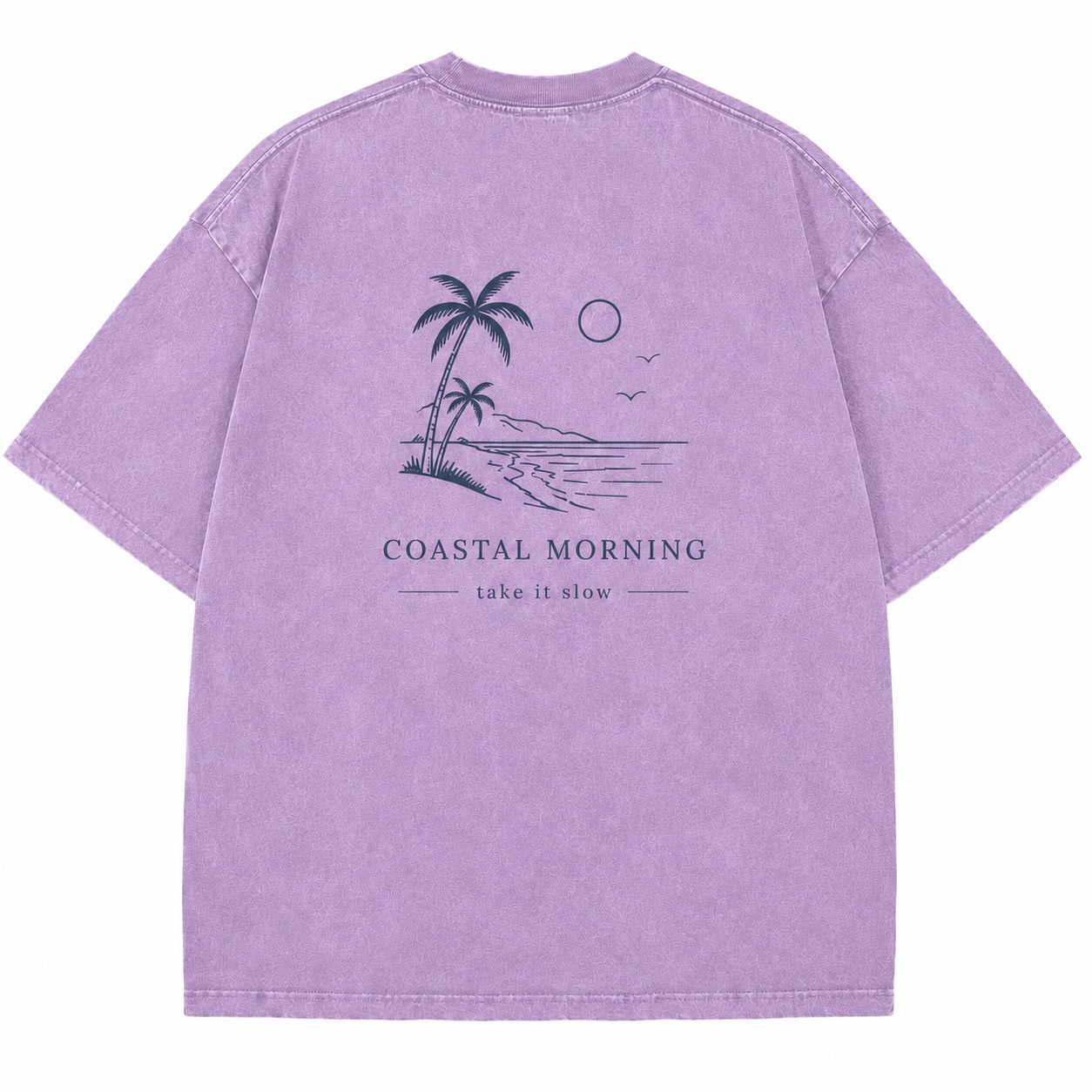 Coastal Morning Take It Slow Washed Tee