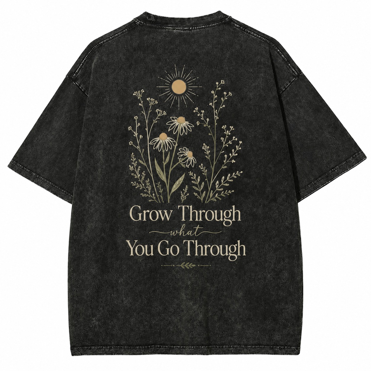 Grow Through What You Go Through Washed Tee