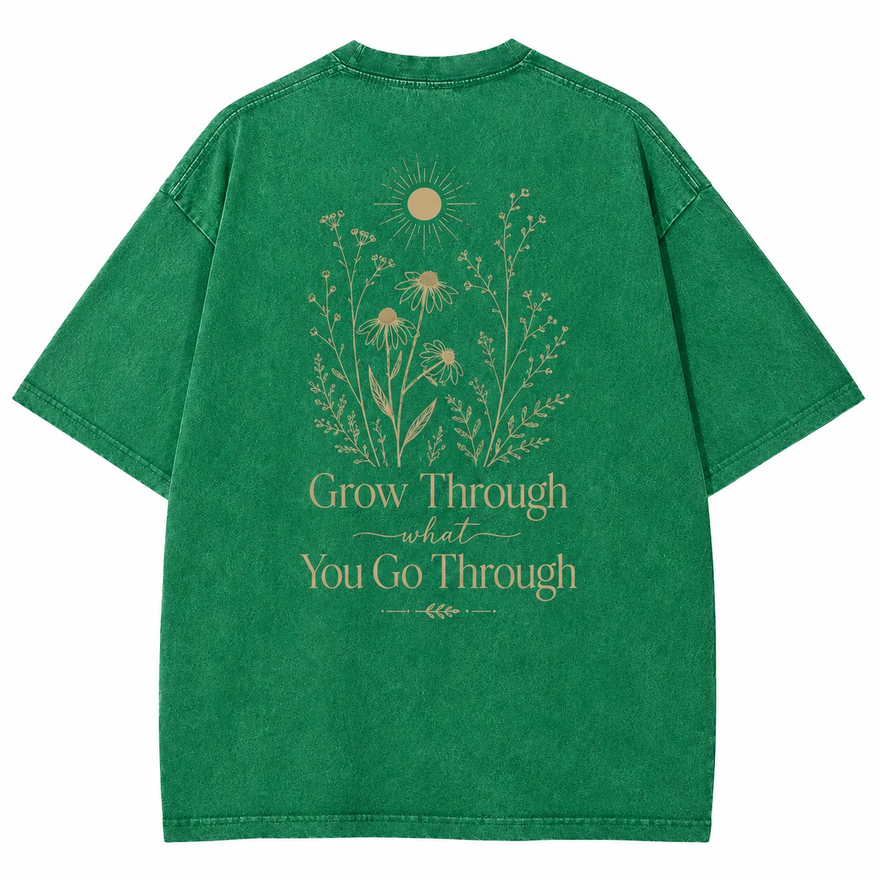 Grow Through What You Go Through Washed Tee