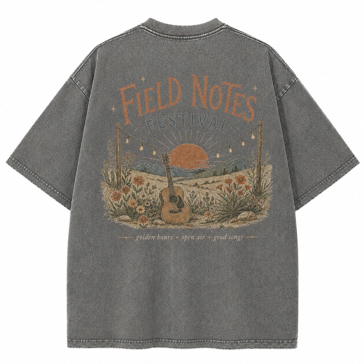 Field Notes Festival Graphic Washed Tee