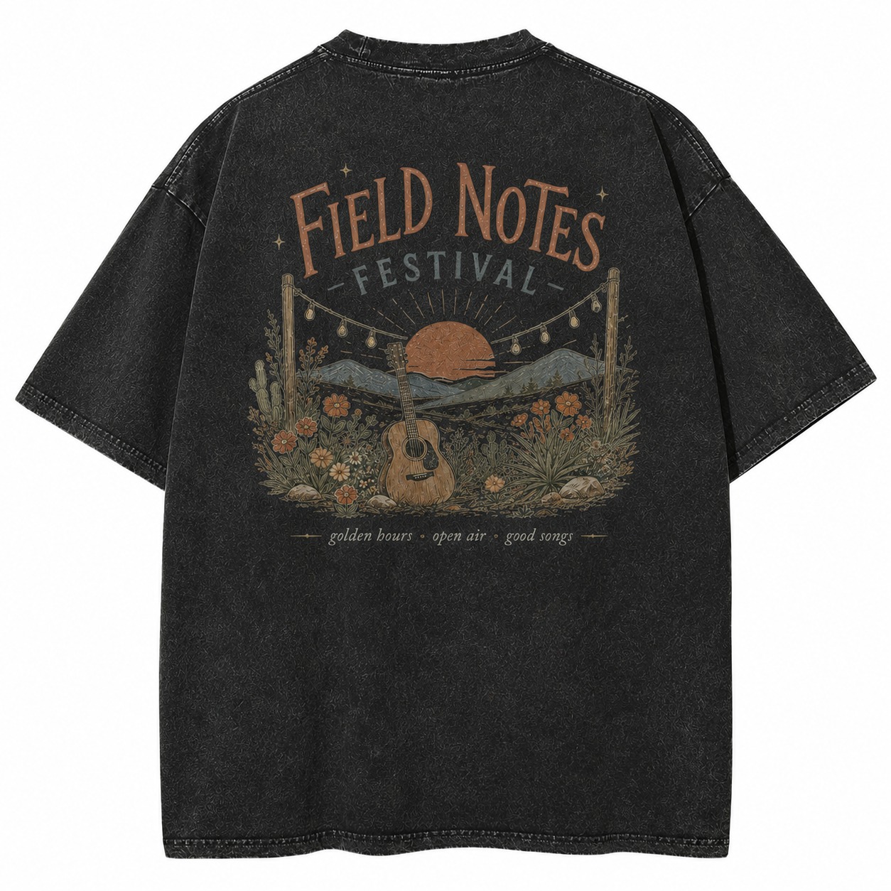 Field Notes Festival Graphic Washed Tee