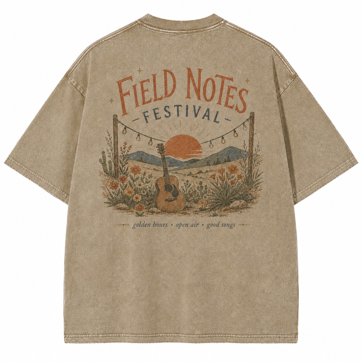 Field Notes Festival Graphic Washed Tee