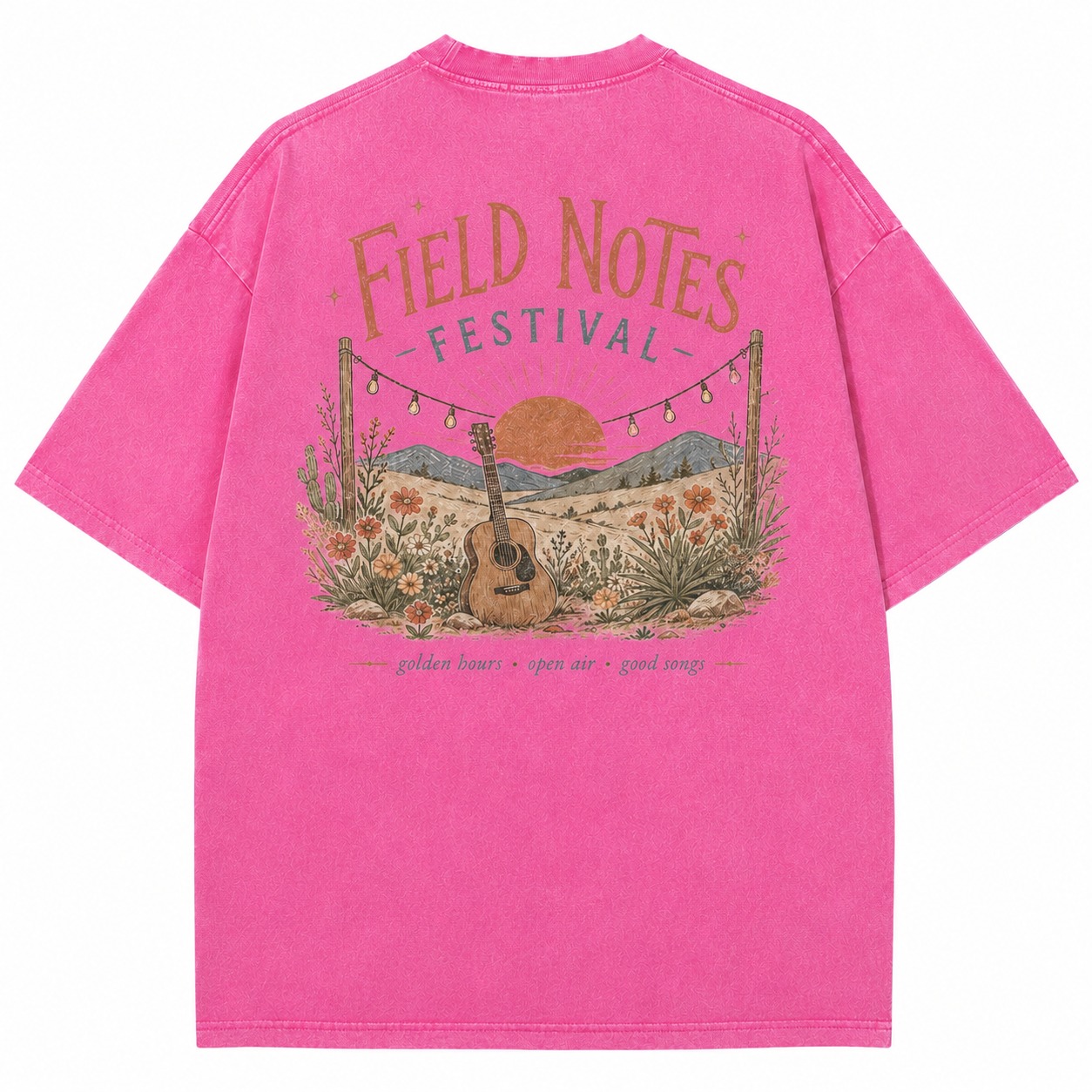 Field Notes Festival Graphic Washed Tee