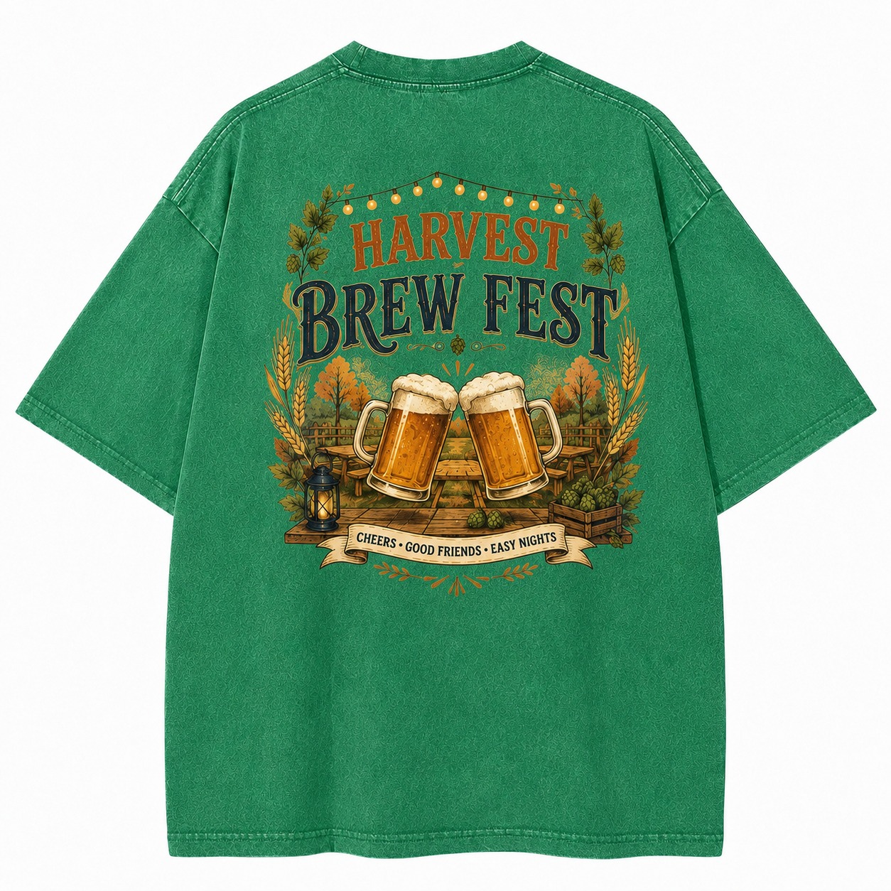 Harvest Brew Fest Graphic Washed Tee