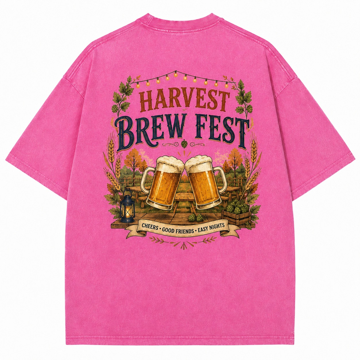 Harvest Brew Fest Graphic Washed Tee