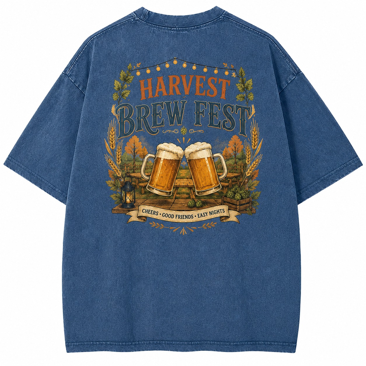 Harvest Brew Fest Graphic Washed Tee
