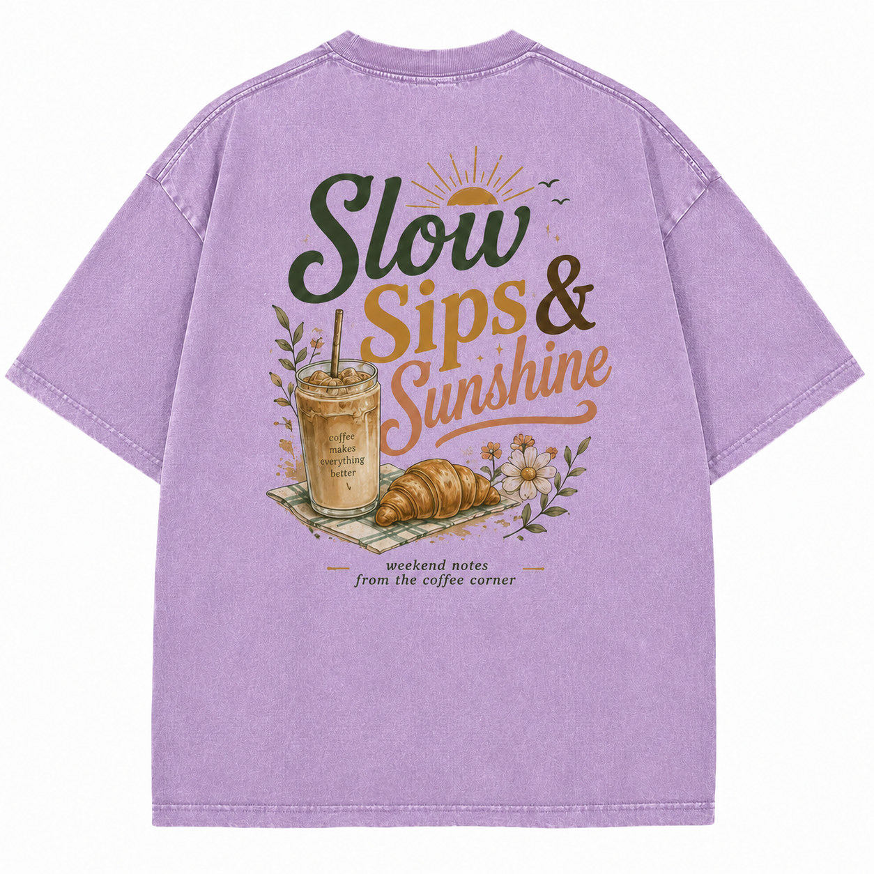 Slow Sips Sunshine Coffee Tee