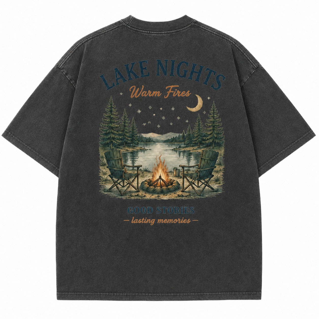 Lake Nights Campfire Tee