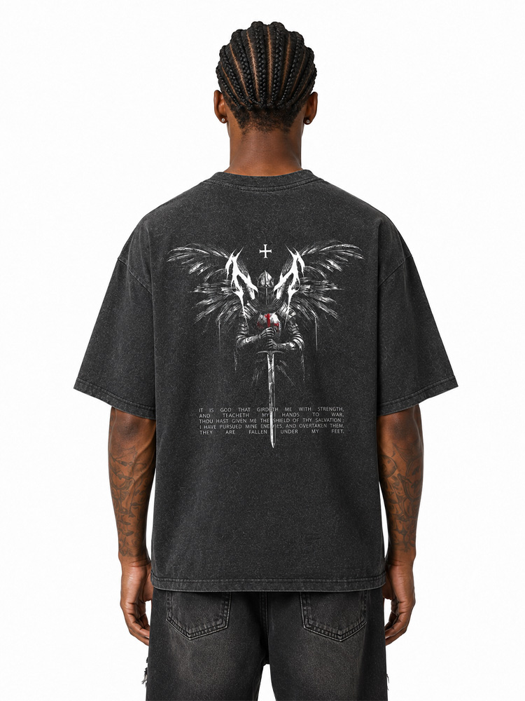 Winged Knight Vintage Washed T-Shirt