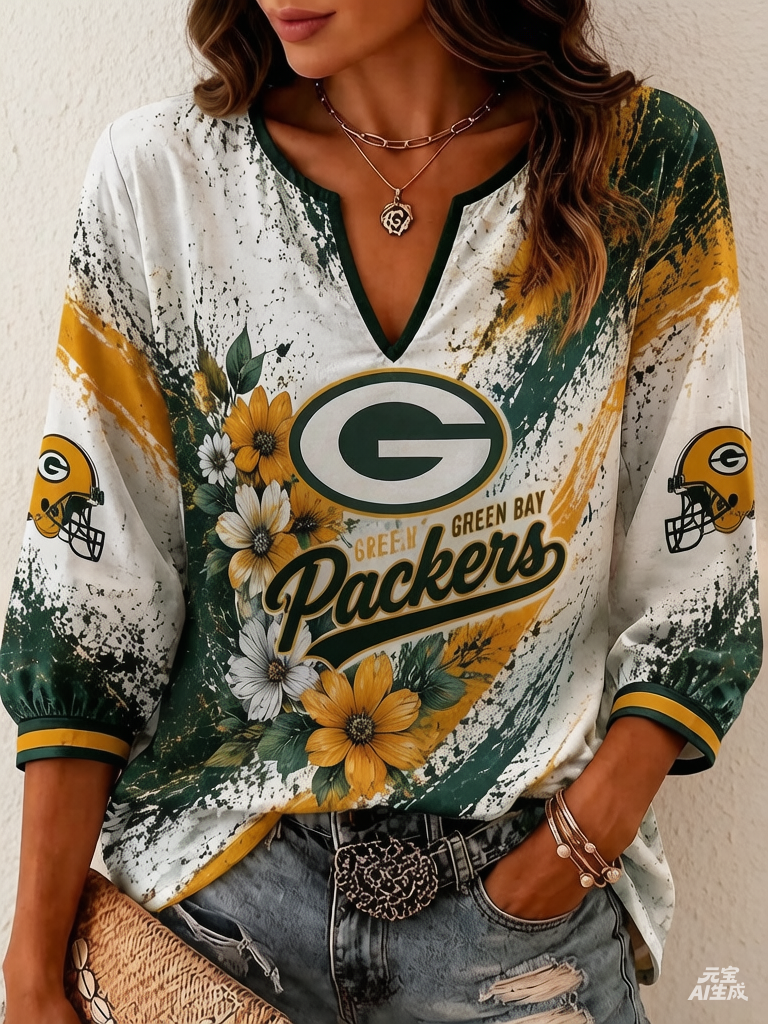 Women's Football Print Shirt