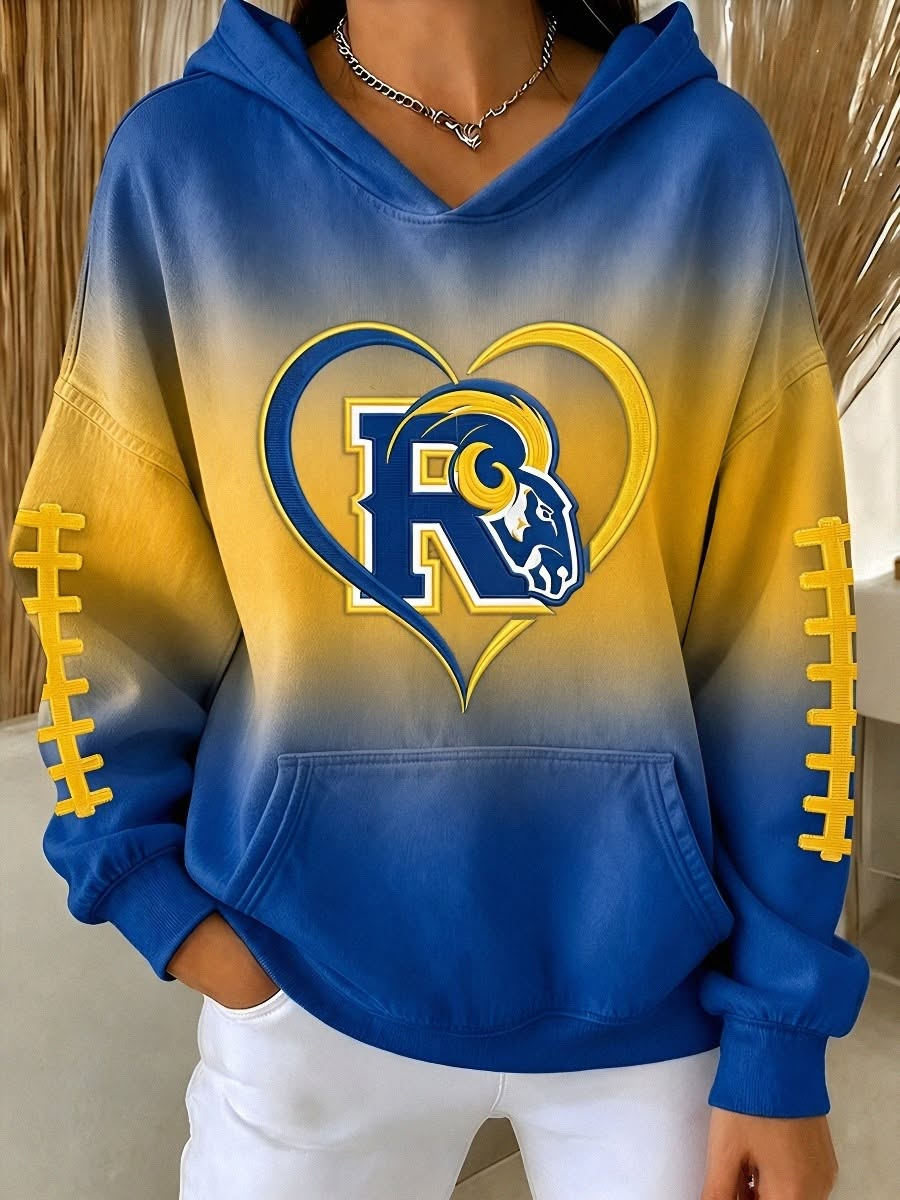Women's Football Long-Sleeve Hoodies