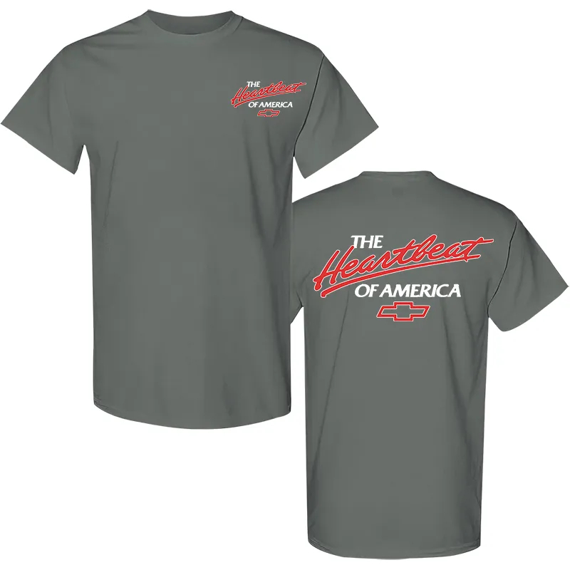 The Heartbeat Of America, Chevrolet Printed Men's T-shirt